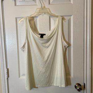 ASHLEY STEWART White Tank Top